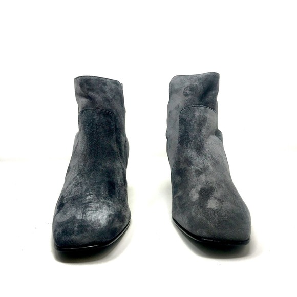 $1050 NIB Roger Vivier Paris Polly Dark Gray Bootie T.45 B sz 41.5 11.5B - Picture 4 of 10